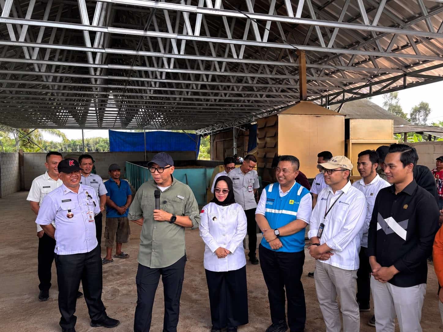 Dampingi Gubernur Lampung Tinjau Produksi Gabah Mesuji dan Tuba, PLN Siap Dukung Infrastruktur Ketahanan Pangan