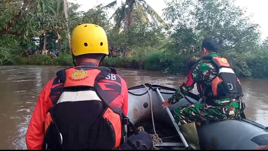 Bocah di Lamsel Tenggelam Lalu Hilang di Sungai Way Pisang