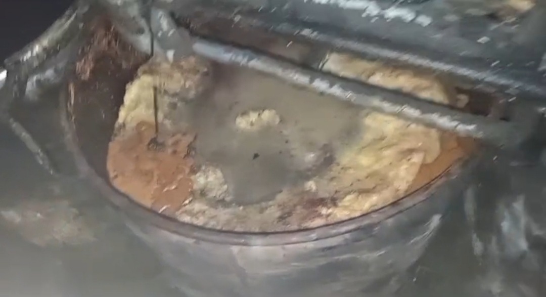 Api Padam, Diduga Sisa CPO Terlihat di Gudang Kebakaran