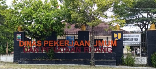 Kantor Dinas PUPR Kabupaten Lampung Selatan tampak depan
