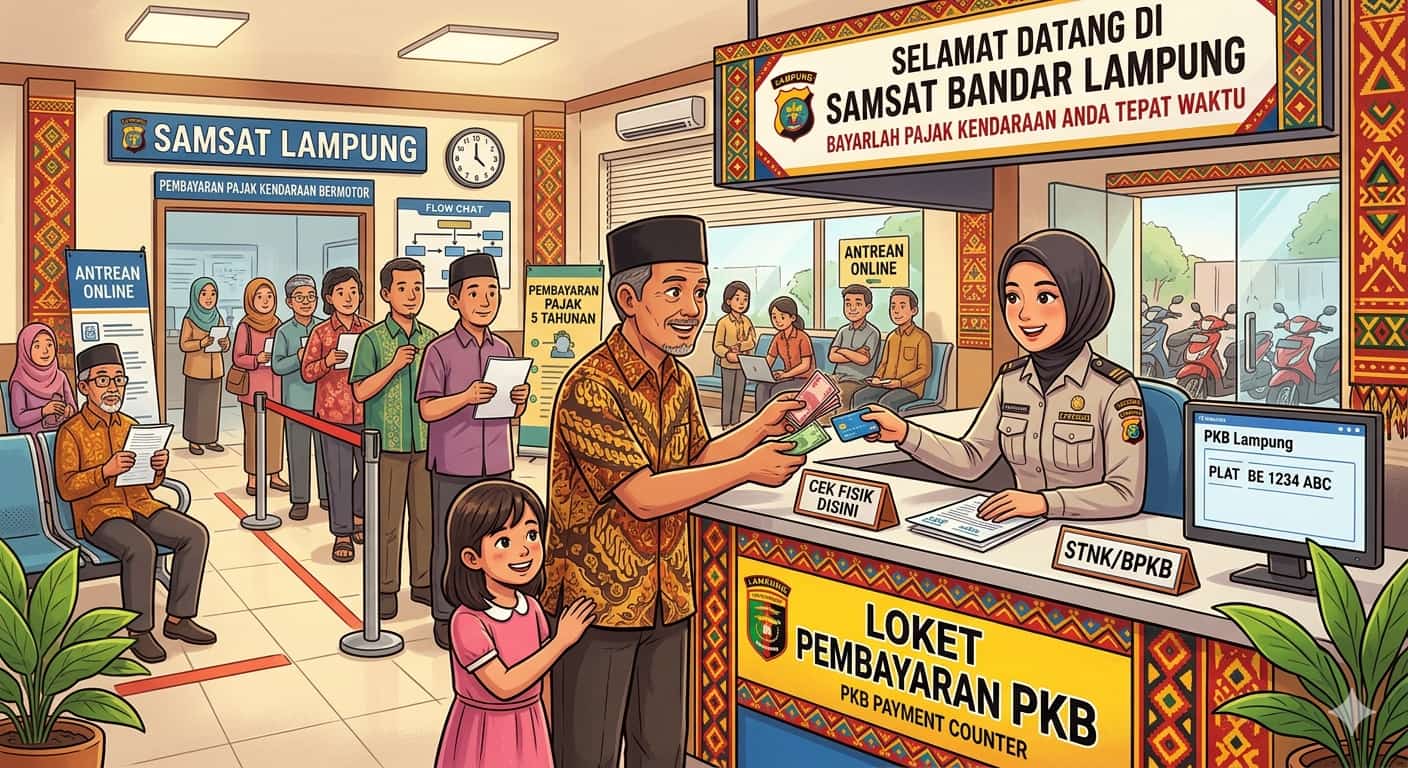 Bayar Pajak Kendaraan di Lampung Kini Tanpa KTP Pemilik Lama, Berlaku Hingga Desember 2026