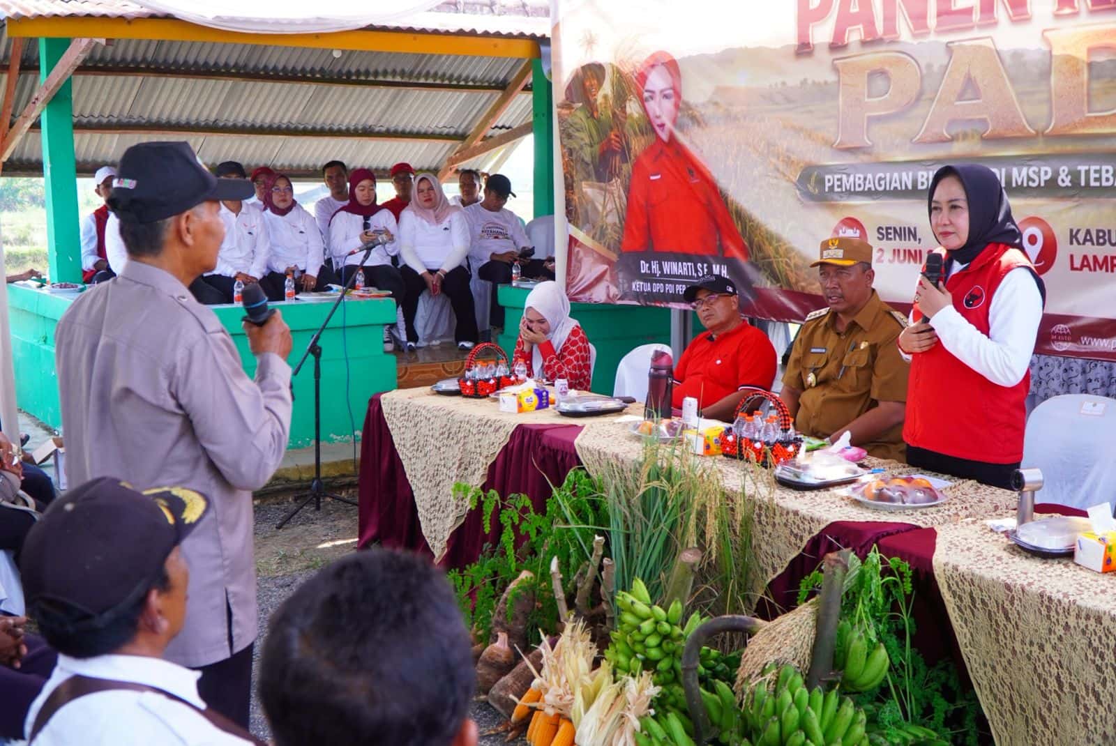 Serap Aspirasi Petani Lampung Tengah, Winarti Atensi Perbaikan Infrastruktur dan Stabilitas Harga Pangan