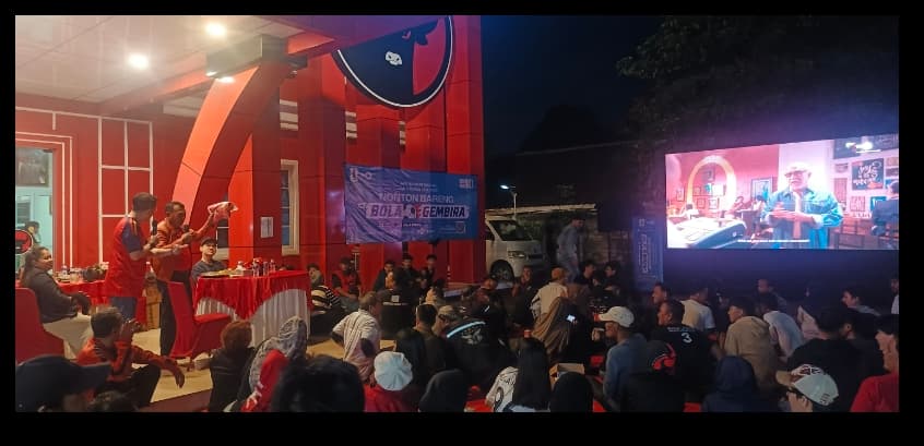 PDIP Lampung Dongkrak Minat Generasi Muda Tekuni Sepak Bola Lewat Nobar Final Piala Dunia 2026