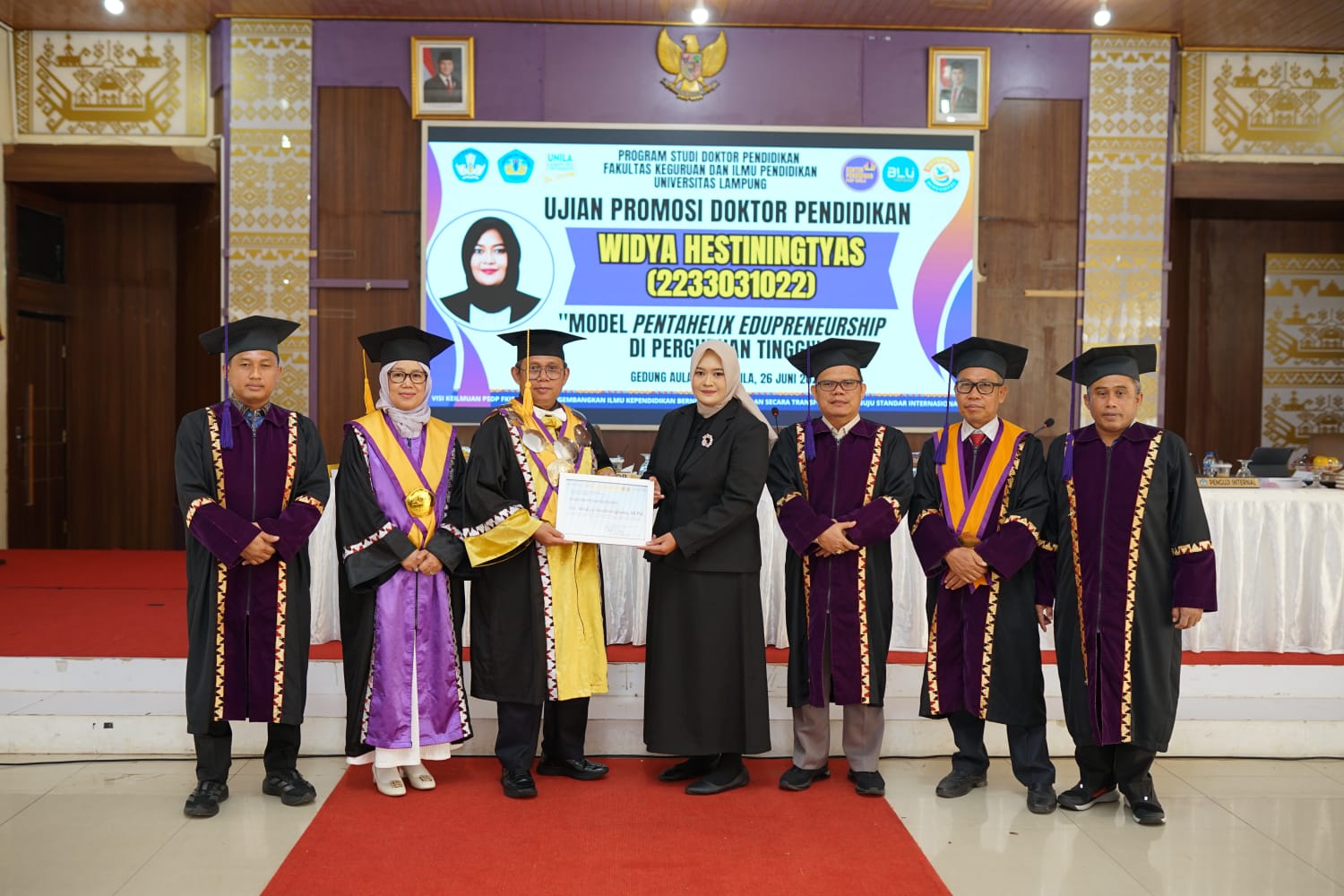 Dosen Pendidikan Ekonomi Fakultas Keguruan dan Ilmu Pendidikan (FKIP) Universitas Lampung (Unila), Widya Hestiningtyas, menawarkan Model Pentahelix Edupreneurship sebagai inovasi pembelajaran untuk memperkuat keterampilan berwirausaha mahasiswa.