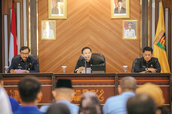Sekprov Lampung Terima Aspirasi Buruh, Bahas Penguatan Perlindungan Pekerja