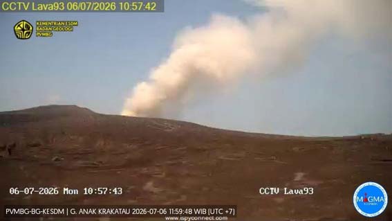 BPBD Lampung: Video AI Erupsi Gunung Anak Krakatau Hoaks, Status Masih Level III Siaga