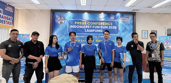 Indomaret Fun Run Bandarlampung menjadi kota pembuka ajang olahraga nasional Indomaret Fun Run 2026 yang akan digelar pada 28 Juni 2026 dengan start dan finis di Lapangan Saburai.