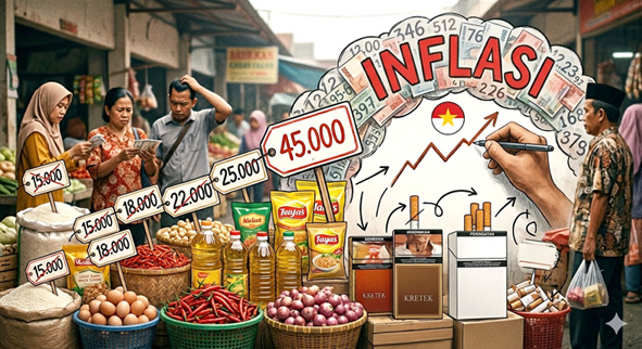 Inflasi Lampung Naik 0,55 Persen pada April 2026, Dipicu Harga Pangan dan Rokok