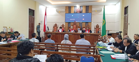 KPK 'Senggol' Lemahnya Pengawasan Inspektorat Lamteng di Sidang Korupsi Ardito