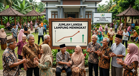 BPS: Persentase Lansia di Lampung Capai 11,39 Persen, Masuki Fase Ageing Population