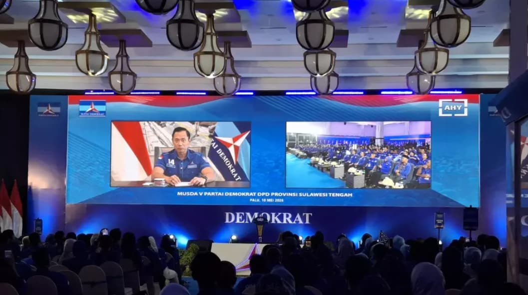 Ketua Umum Partai Demokrat AHY menegaskan pentingnya konsolidasi partai dan regenerasi kader dalam Musda V Demokrat Sulawesi Tengah di Palu. -