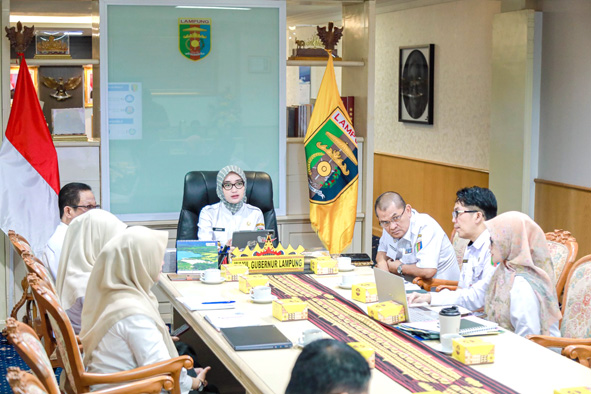Wagub Lampung Jihan Nurlela Pimpin Rakor Percepatan Eliminasi TB di Lampung Selatan