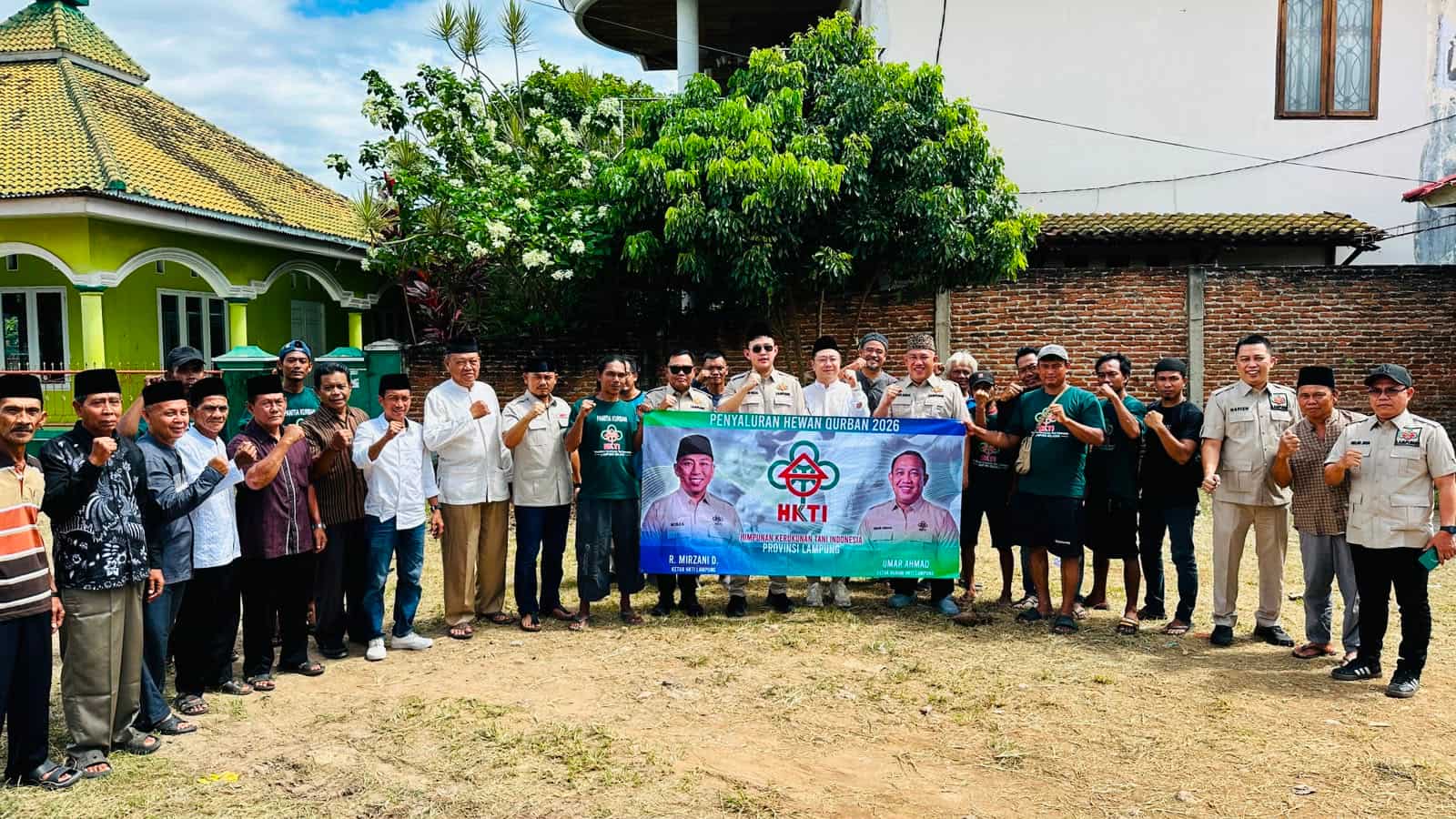 HKTI Lampung Tebar Kepedulian Idul Adha, Salurkan Dua Sapi Kurban untuk Warga Lampung Selatan