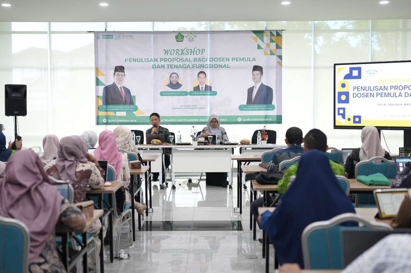 LP2M UIN RIL Gelar Workshop Penulisan Proposal untuk Dosen Pemula dan Tendik