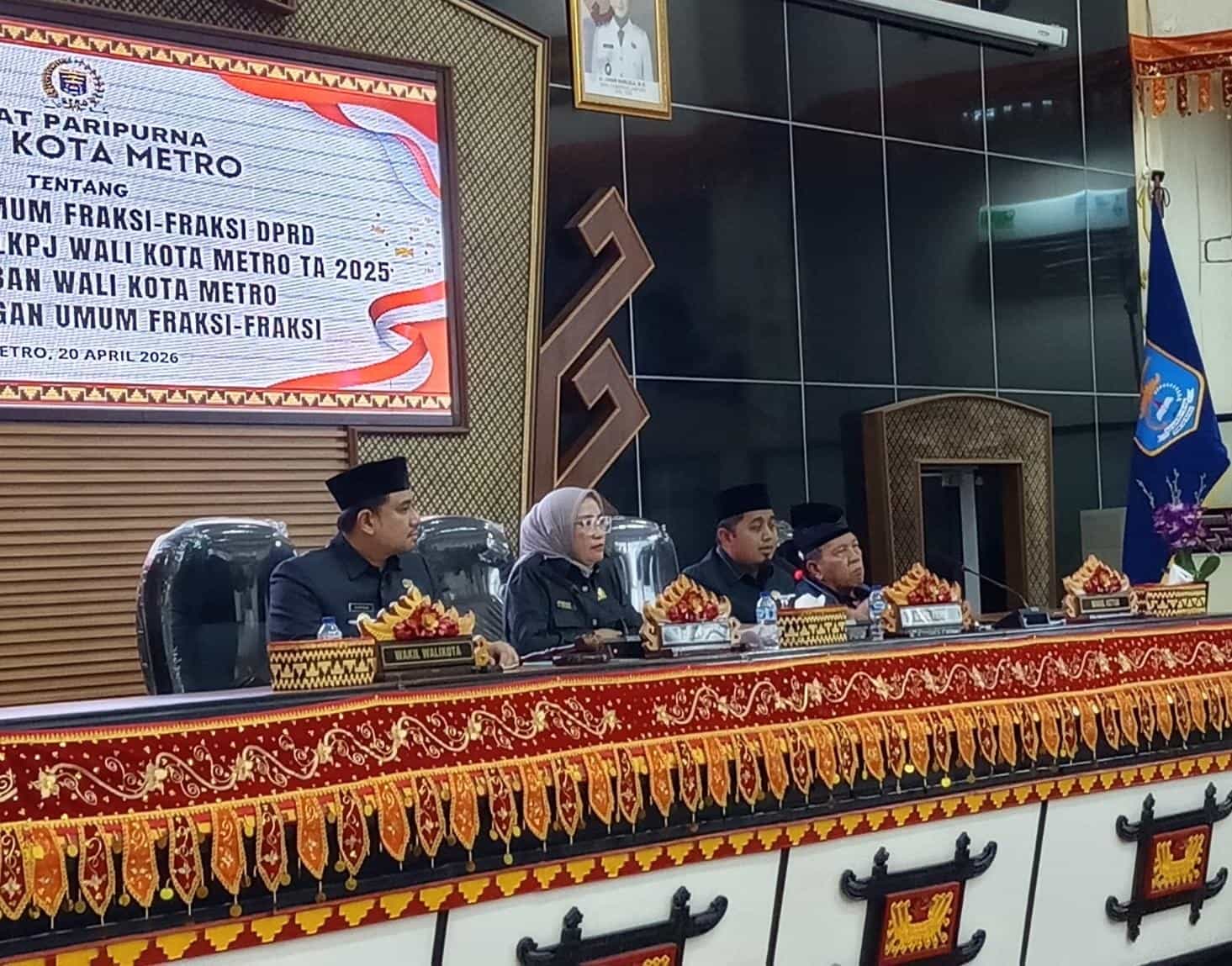 Paripurna LKPJ Metro Memanas, Dua Legislator Walk Out