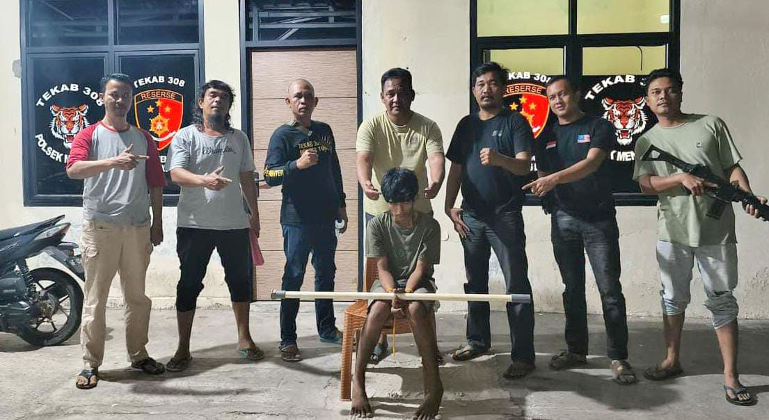 Pemuda Bongkar Mesin Pompa Air Sumur Bor Warga Menggala