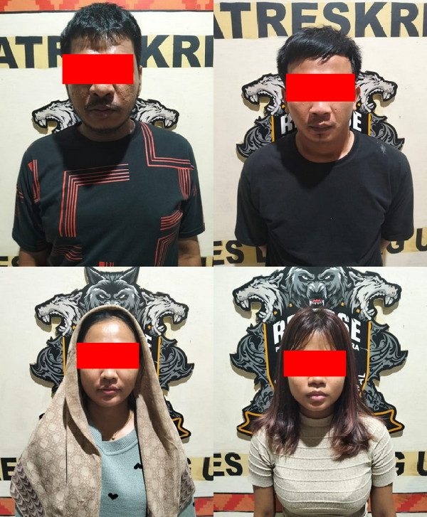 Jebak Korban Lewat Michat, Empat Pelaku Curas Ditangkap Polisi