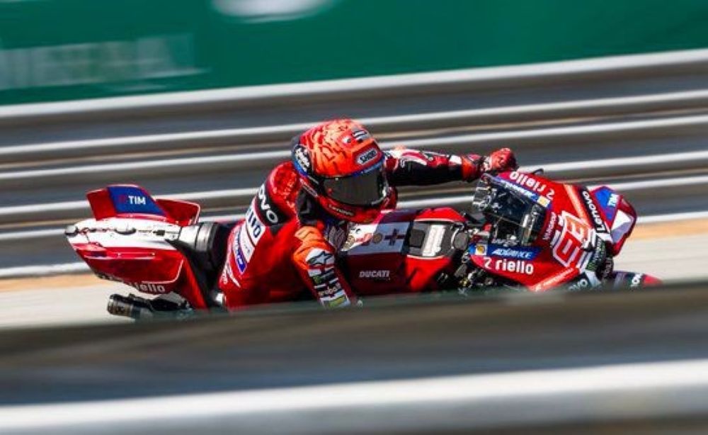 PULIH: Marc Marquez diyakini telah pulih 100% dan akan menghadapi dominasi Aprilia di seri Spanyol bersama Ducati.
