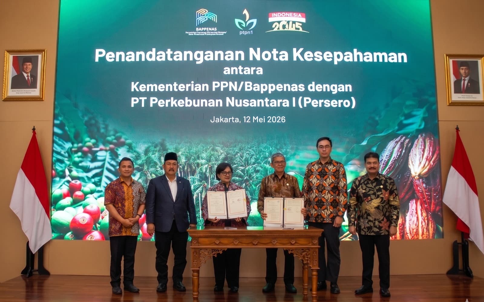 Menteri PPN/Bappenas: PTPN I Pegang Peran Strategis Ketahanan Pangan dan Energi Nasional