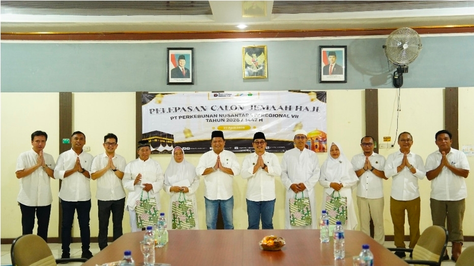 PTPN IV Regional 7 Lepas Calon Jamaah Haji, Wujud Kepedulian dan Dukungan Perusahaan kepada Karyawan