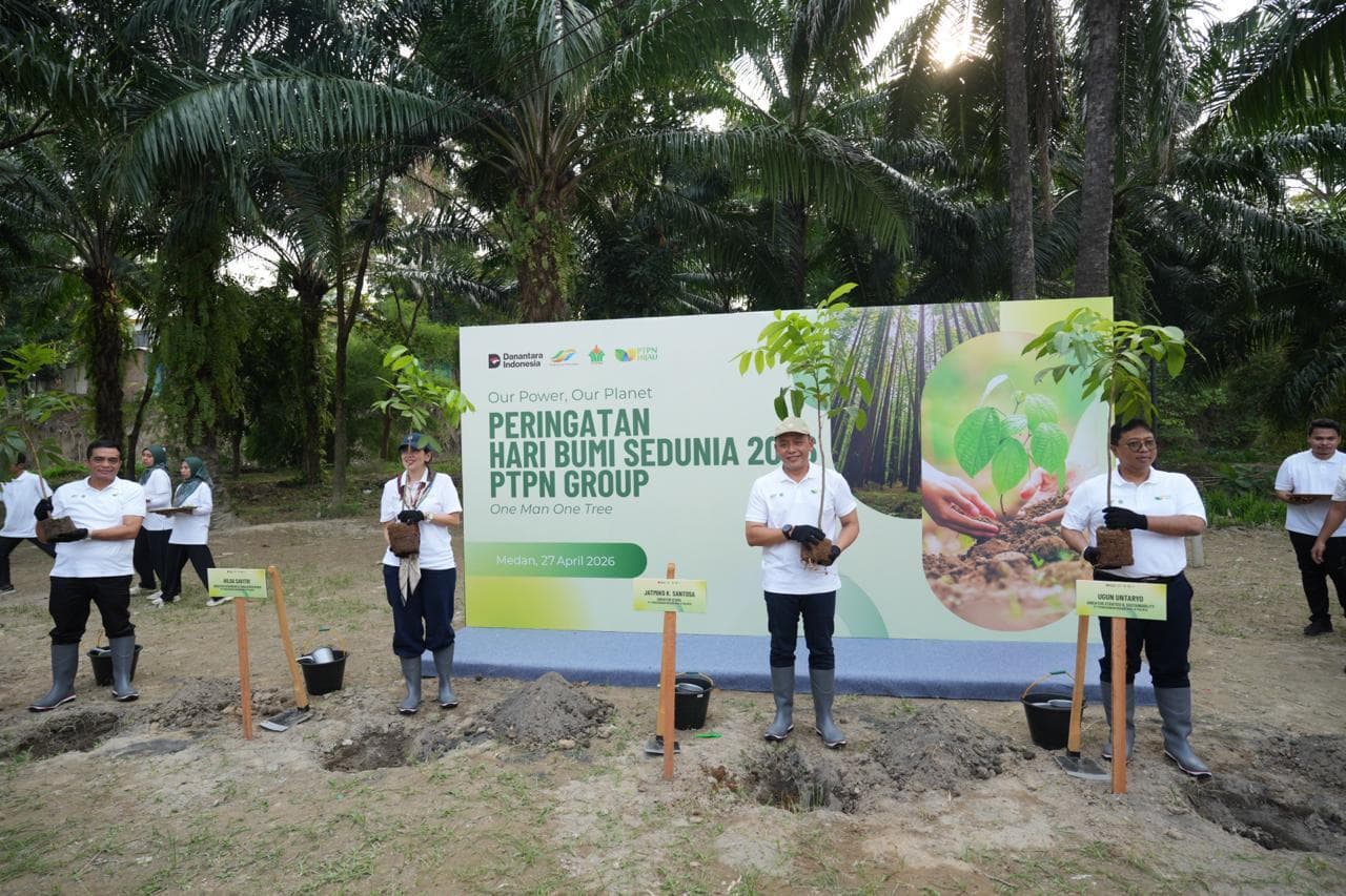 Perkuat Komitmen Lingkungan di Hari Bumi, PalmCo Targetkan Tanam 50.000 Pohon