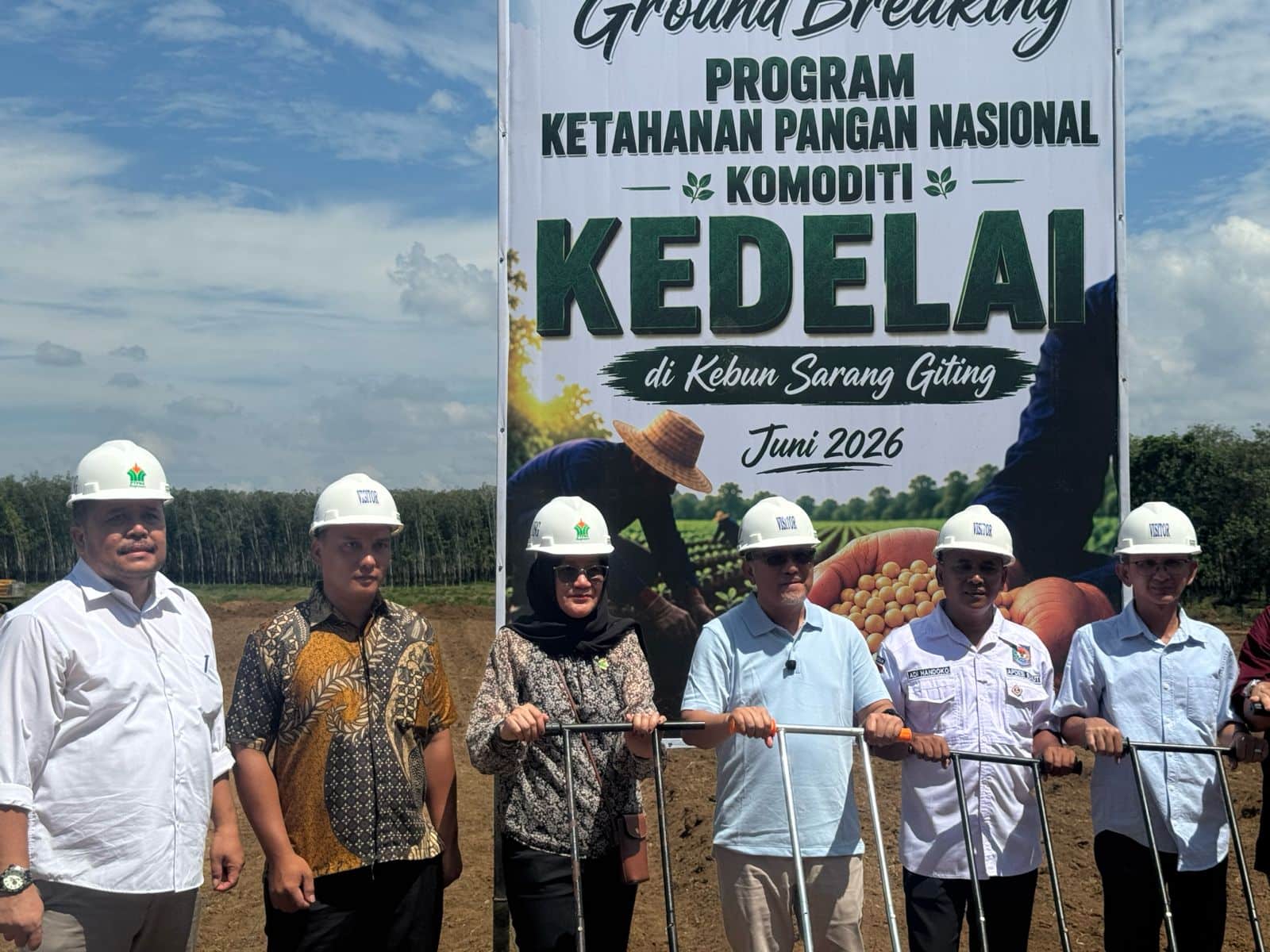 Perkuat Swasembada Pangan Nasional, PTPN IV PalmCo Siapkan Pilot Project Kedelai