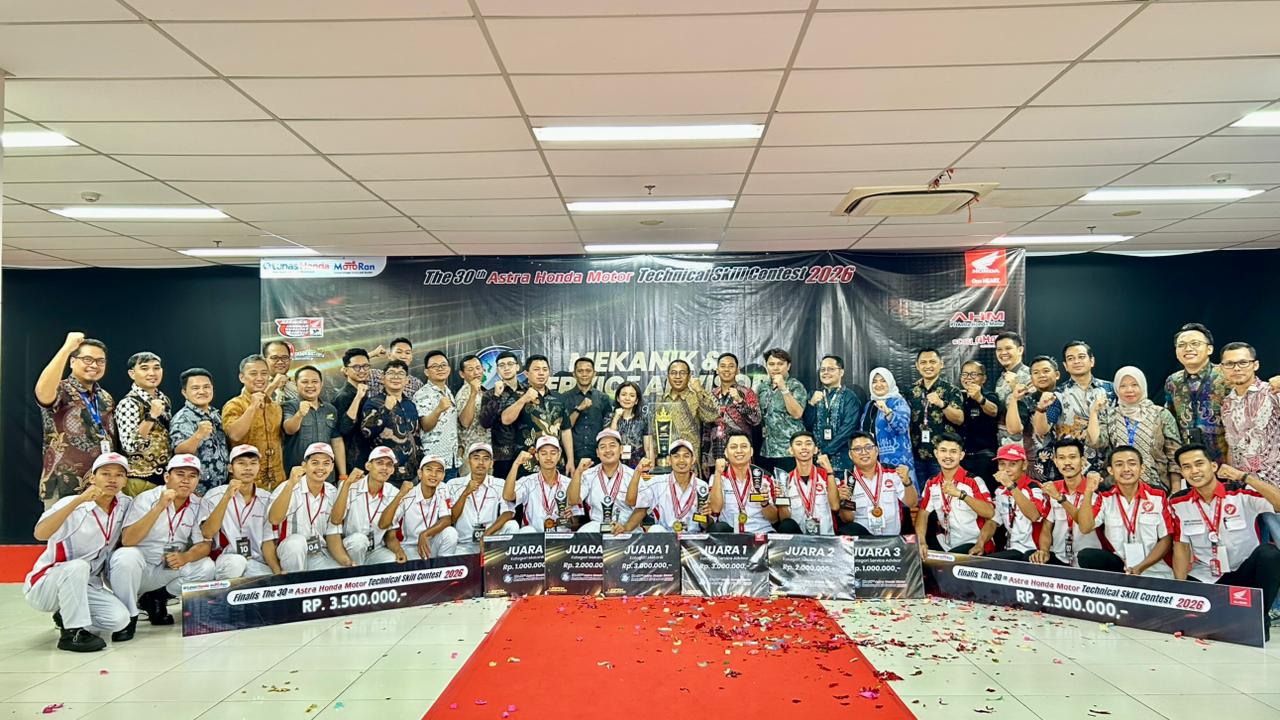 30 Tahun Technical Skill Contest, Regional Lampung Cetak Mekanik dan Service Advisor Terbaik Honda