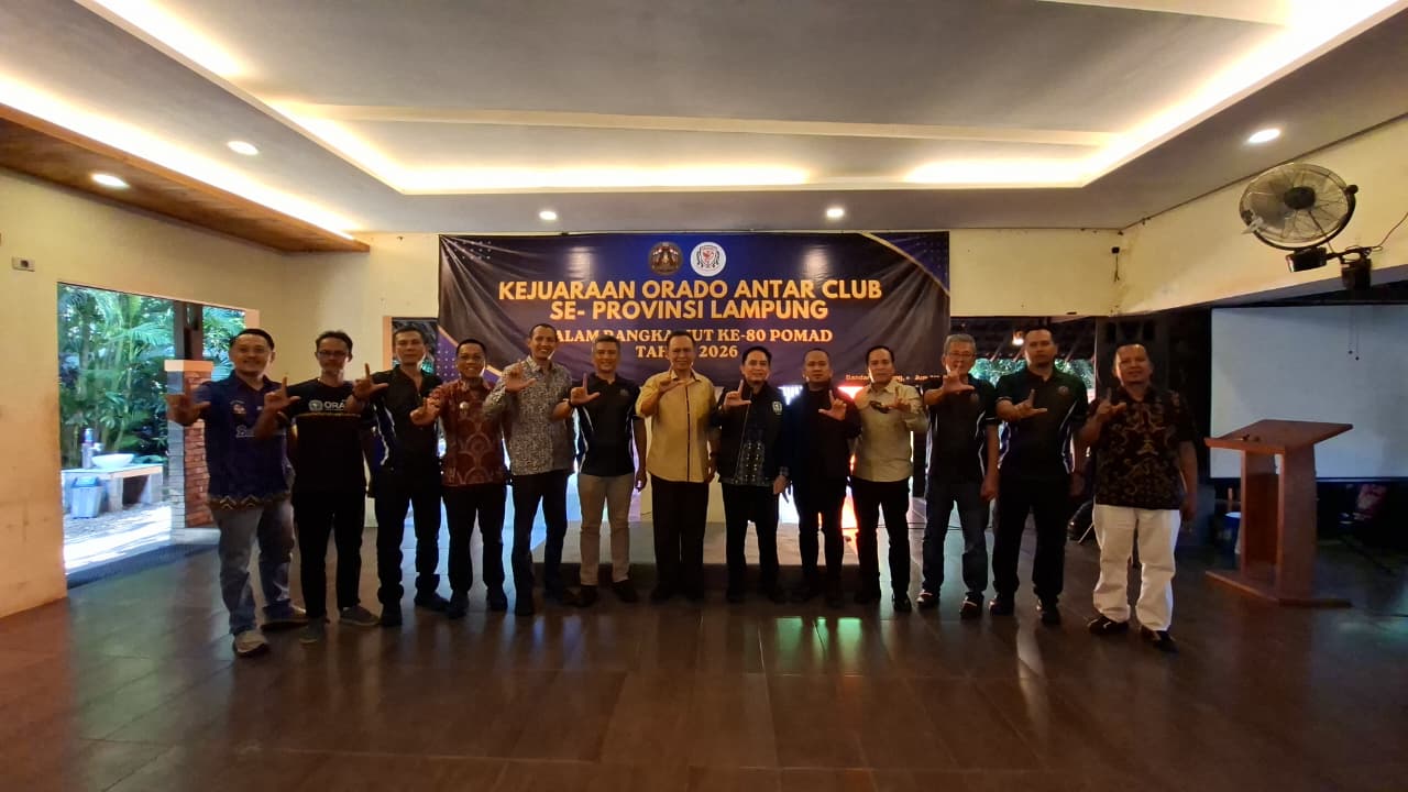 HUT ke-80 POMAD, Kejuaraan Domino Lampung Perkuat Langkah Menuju Olahraga Prestasi