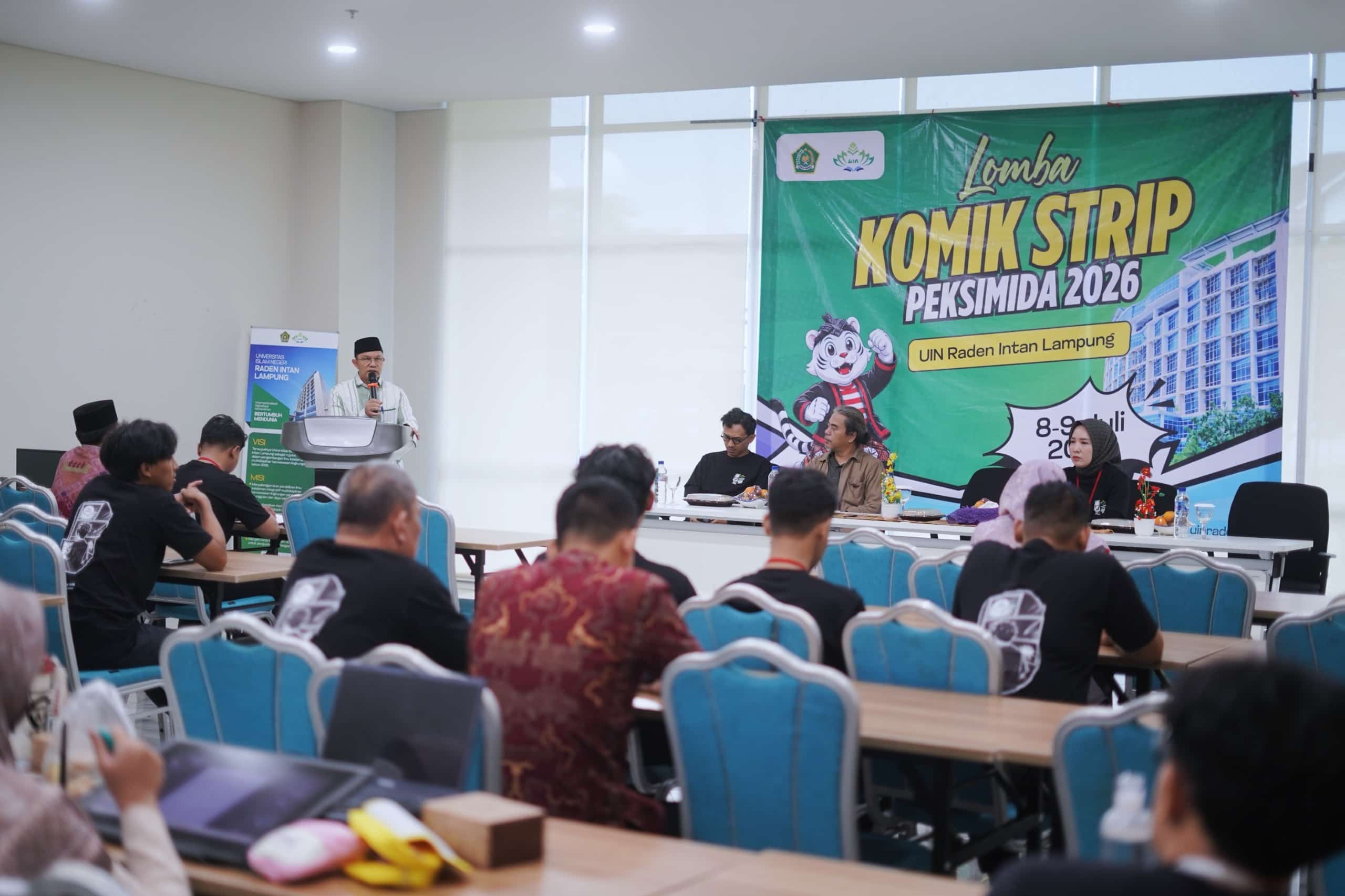 UIN Raden Intan Lampung Tuan Rumah Lomba Komik Strip PEKSIMIDA 2026