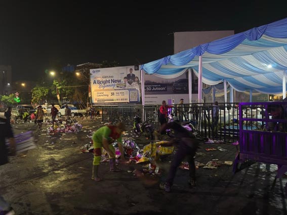DLH Bandar Lampung Siagakan 50 Petugas dan Armada Cegah Penumpukan Sampah di Bandar Lampung Expo 2026