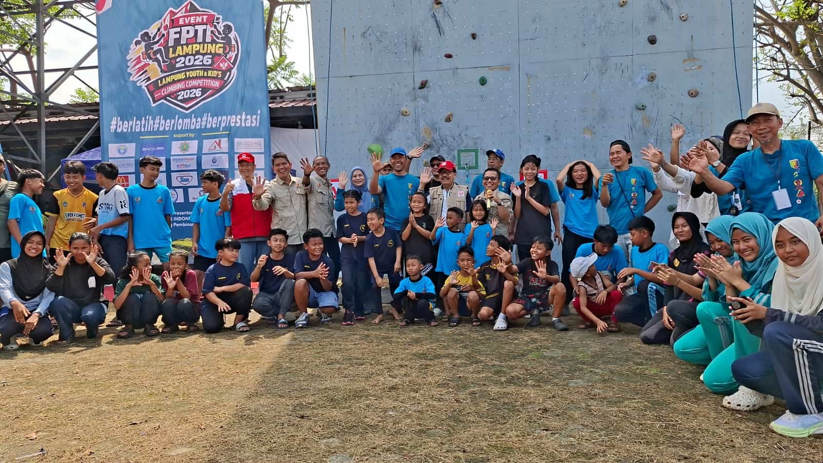 Antusias, 106 Atlet Ramaikan Lampung Youth and Kids Climbing Competition 2026