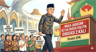 KPK Usul Batas Masa Jabatan Ketum Parpol 2 Periode, Golkar Respons Santai
